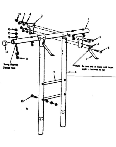 T. frame assembly no. 102