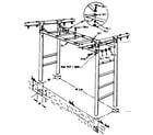 Sears 70172257-84 t frame assembly no. 306 diagram