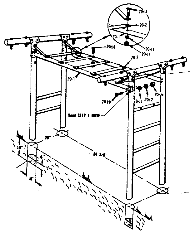 T FRAME ASSEMBLY NO. 306