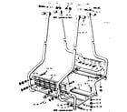 Sears 70172343-84 lawnswing assembly diagram
