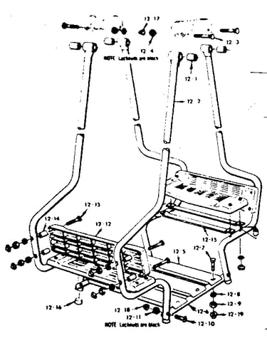Lawnswing assembly