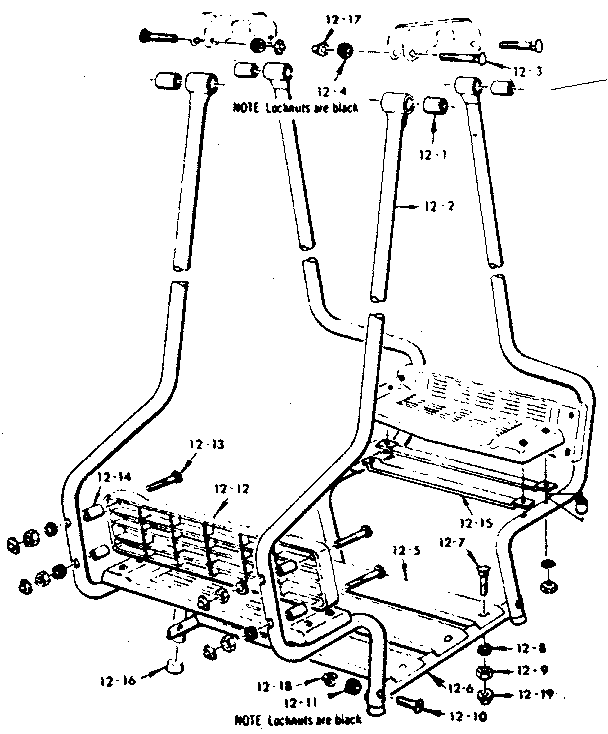 Lawn swing assembly