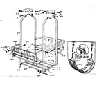 Sears 70172907-80 lawn swing & swing assembly diagram