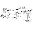 Sears 70172907-82 frame assembly diagram