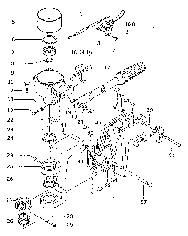 FIG. 5 HANDLE & BRACKET
