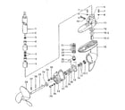 Craftsman 298586190 fig. 6 drive shaft pipe & gear case diagram