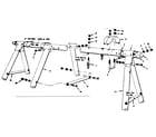 Sears 70172505-1 frame assembly diagram