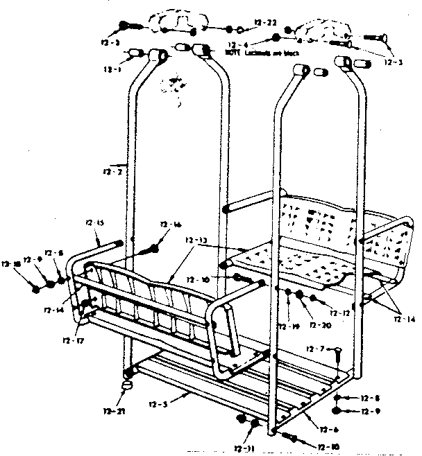 Lawnswing assembly