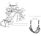 Sears 70172505-1 slide assembly diagram