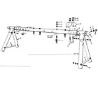Sears 70172755-1 frame assembly diagram