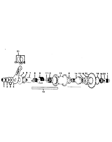 Shimano rear hub