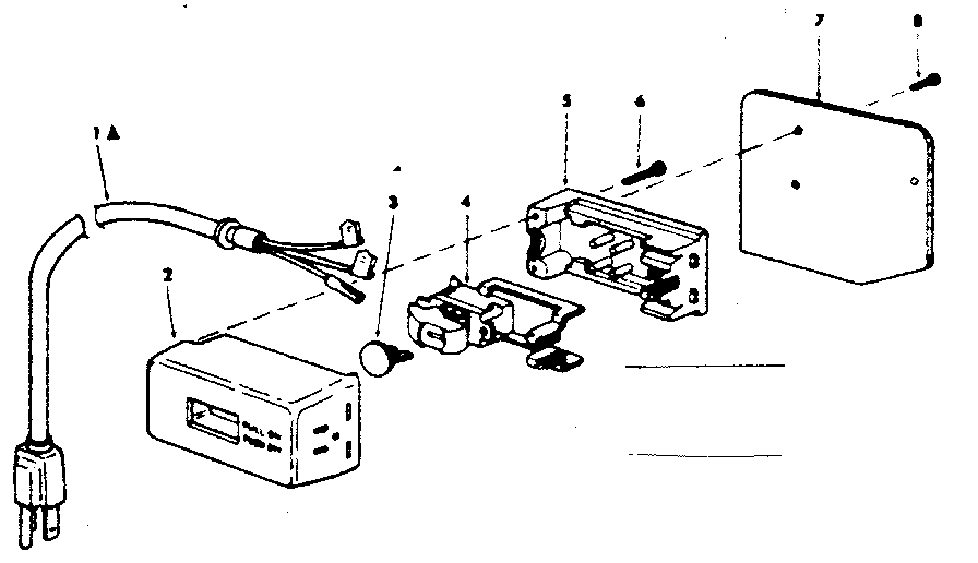 ON/OFF POWER OUTLET 80382 AND MOUNTING BRACKET