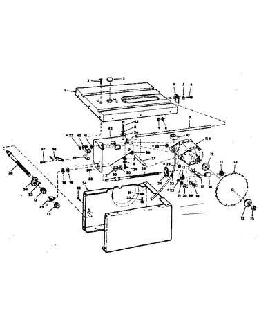 Craftsman 10 inch drive saw