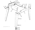 Craftsman 113242701 leg set diagram