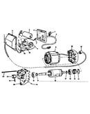 Motor and control box assembly