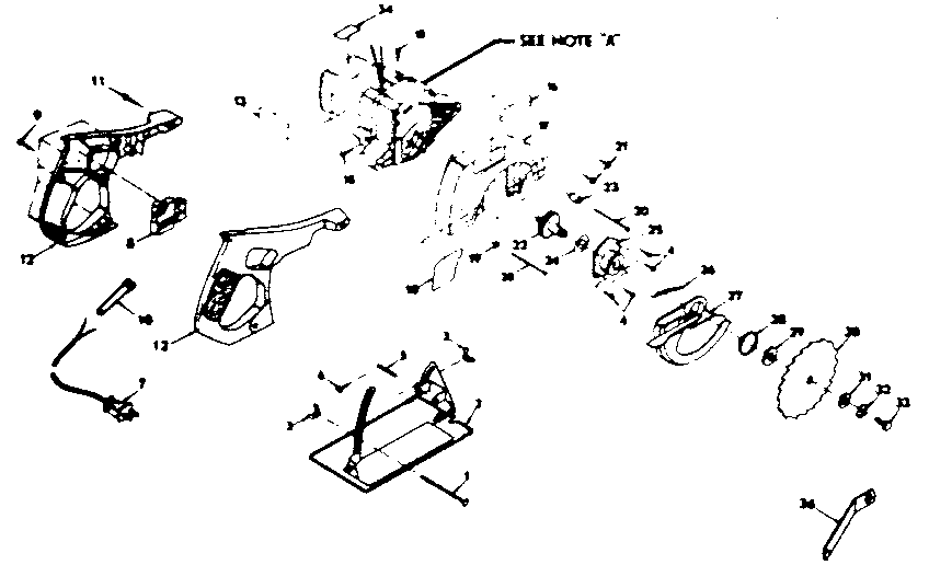 Base and blade assembly