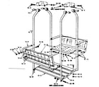 Sears 70172907-84 lawnswing assembly diagram
