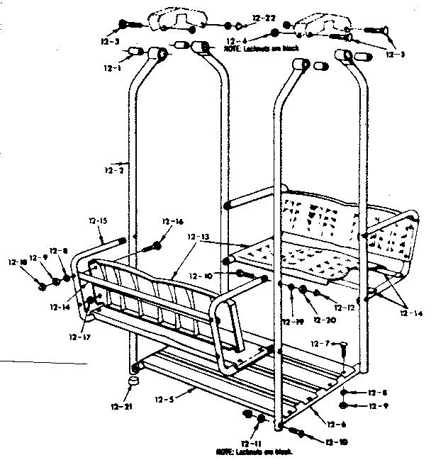 Lawnswing assembly