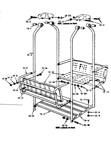 Lawnswing assembly