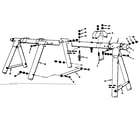 Sears 70172107-84 frame assembly no. 113 diagram