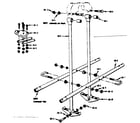 Sears 70172107-84 glideride assembly diagram
