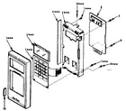 Kenmore 5648748611 control panel parts diagram