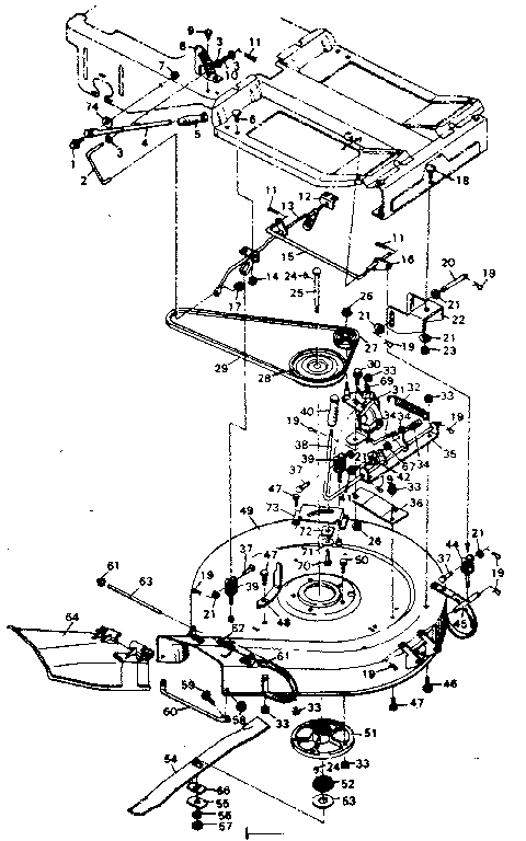 MOWER HOUSING