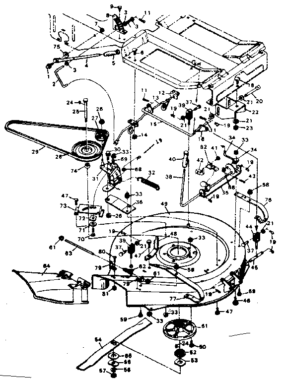 MOWER HOUSING