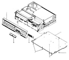 LXI 56453340551 front cabinet assembly diagram