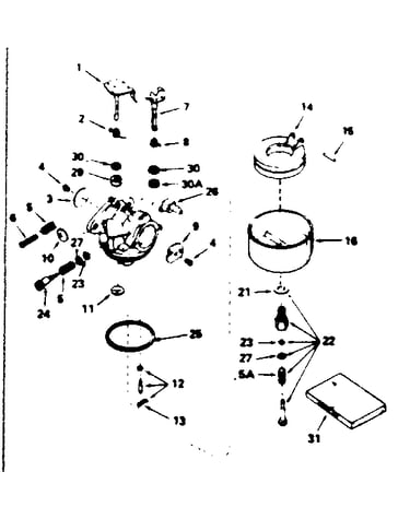 Carburetor no. 631977