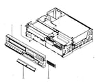 LXI 56453362550 front cabinet assembly diagram