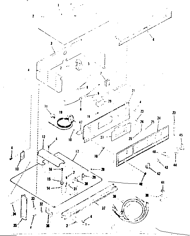 Control panel section