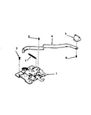 Oven door lock section