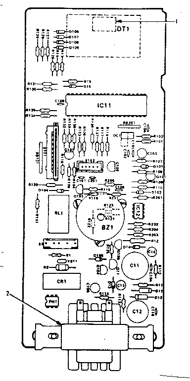 POWER AND CONTROL CIRCUIT BOARD