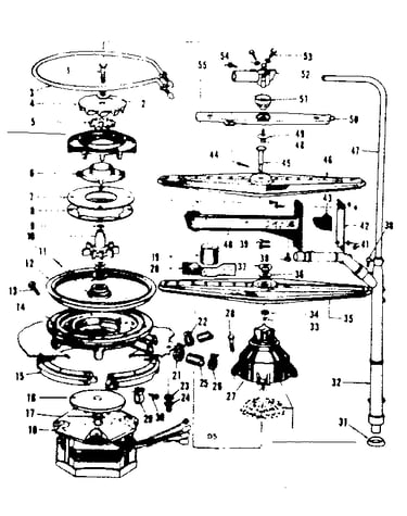 Motor heater, and spray arm details