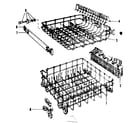 Kenmore 587153303 rack assembly diagram