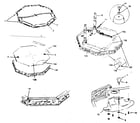 Sears 21126428 frame assembly diagram