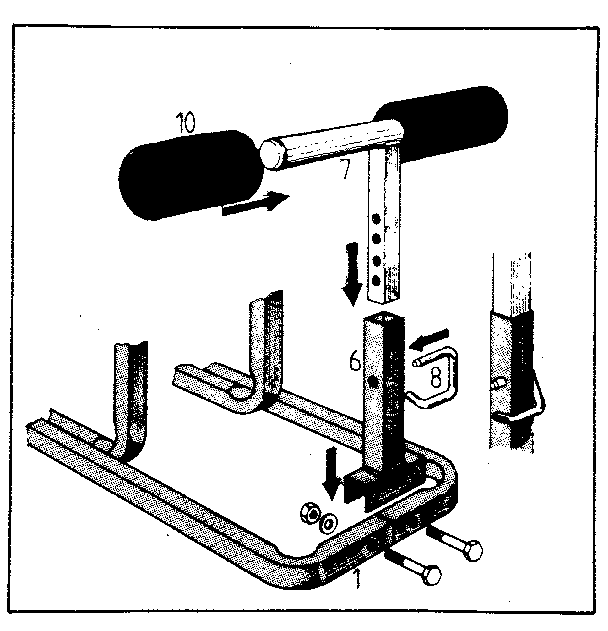 Center post assembly