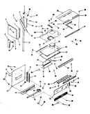 Upper oven pedestal section