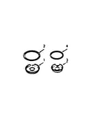 Optional porcelain pan and chrome ring kit