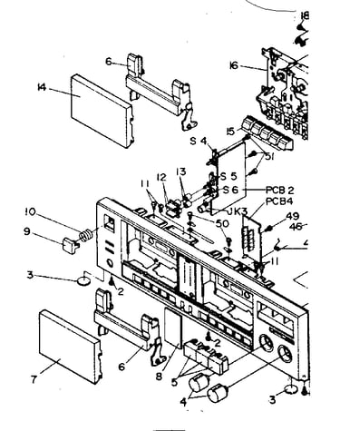 Front panel assembly