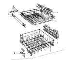 Kenmore 587703200 rack assembly diagram