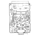 Kenmore 5668878530 power and control circuit board (part no. 12668 r) diagram