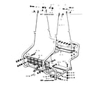Sears 70172075-1 lawn swing assembly diagram