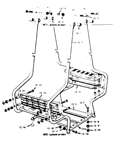 Lawn swing assembly
