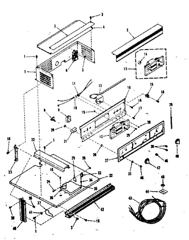Control panel section