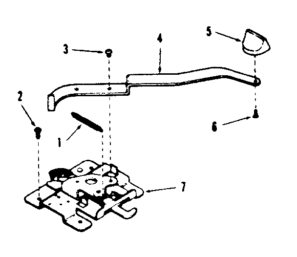 OVEN DOOR LOCK SECTION