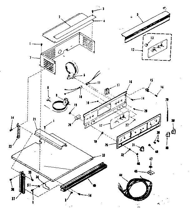 Control panel section