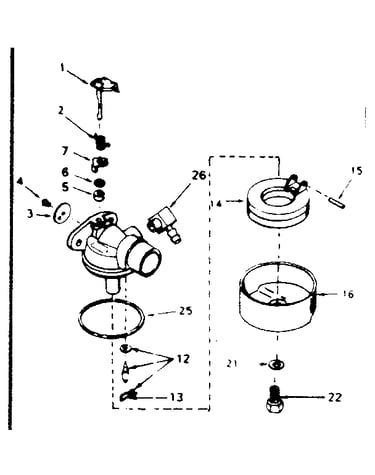 Carburetor no.632063