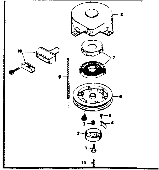 Rewind starter no. 590420
